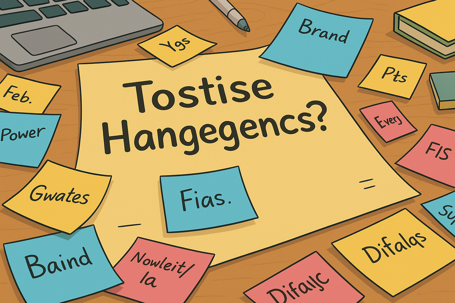 Name Storming at the Desk: Notes, Chaos, and Creativity