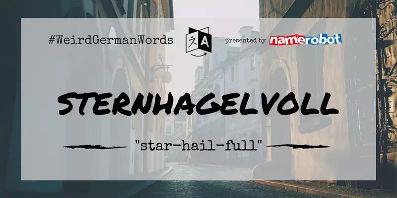 Sternhagelvoll-Weird-German-Words