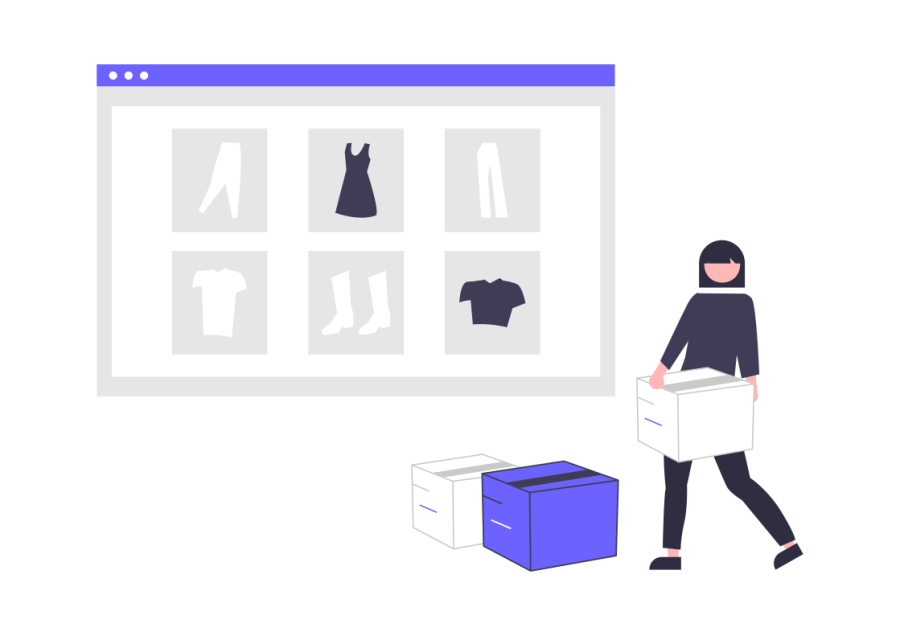 undraw web shopping re owap