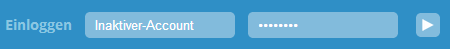 Mit inaktivem Account einloggen Mit inaktivem Account einloggen